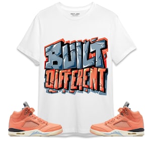 Built Different Unisex Shirt Match AJ 5 Crimson Bliss