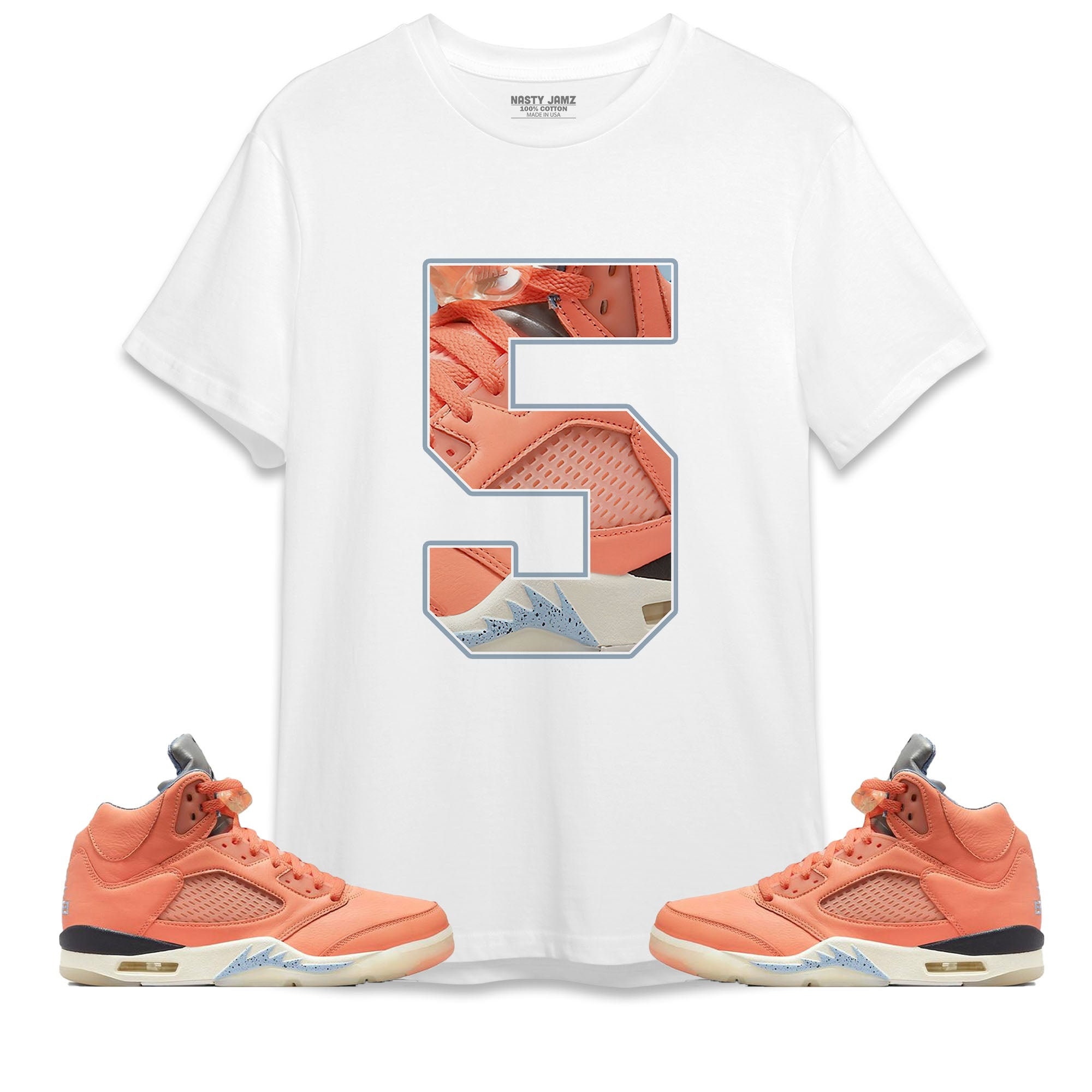 jordan 5 orange blaze shirt