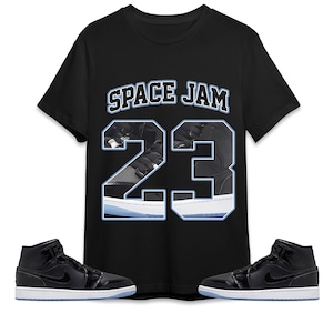 Number 23 CM1 Name Unisex Shirt Match AJ 1 Mid Space Jam