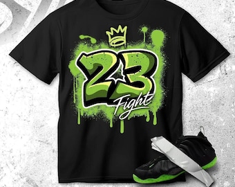 cracked lava foamposite shirt