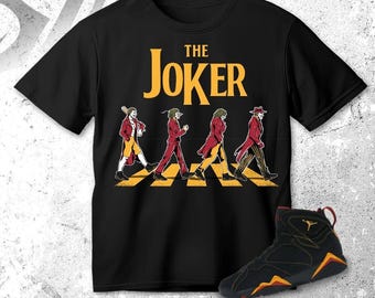 The Joker Unisex Shirt Match AJ 7 Retro Citrus