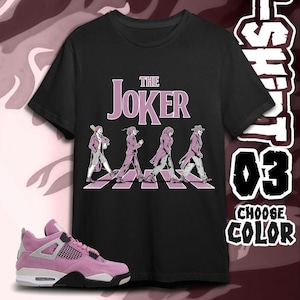 AJ 4 Orchid Unisex T-Shirt, Sweatshirt, Hoodie, The Joker Tees, Shirt In Light Pink To Match Sneaker