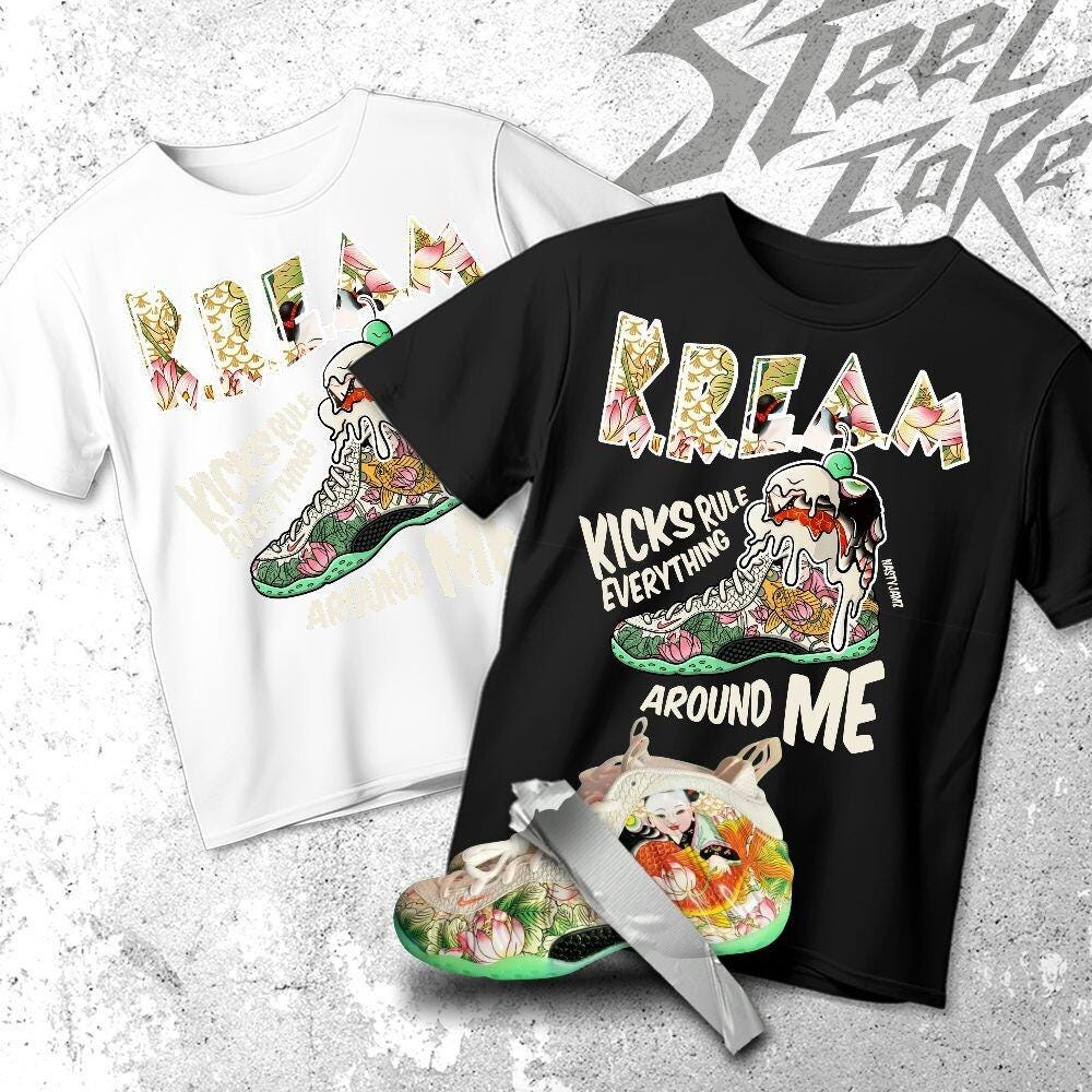 Kream Sneaker Shirt Match Foamposite One Tianjin 2.0, Unisex Shirt