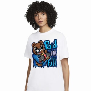 Paid In Full Ber Unisex Shirt Match Yeezy Boost 700 Hi-Res Blue image 4