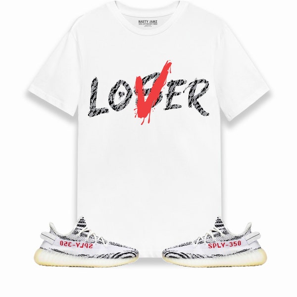 Loser Lover Unisex Shirt Match Yeezy Boost 350 V2 Zebra