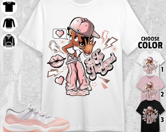 AJ 11 Low Legend Pink Unisex T-Shirt, Sweatshirt, Hoodie, Talk To The Hand 2 Tees, Shirt In Light Pink To Match Sneaker