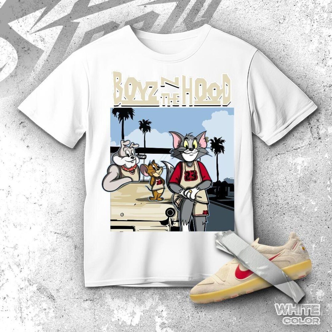 The Hood Tom Jerry Shirt Match Cryoshot CTR360 Black White Floral