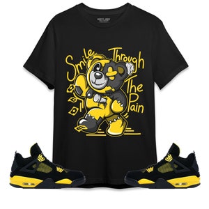 Smile Through The Pain BER Unisex Shirt Match AJ 4 Thunder