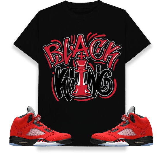 Black King Unisex Shirt Match Jordan 5 Retro Toro Bravo Raging Bull Etsy Canada