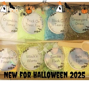 Halloween Themed Potion Kit, Potion Making Kit, Potion Kit Kids, Sensory Play, Natural Play, Potion Making, Outdoor Play, Halloween Party