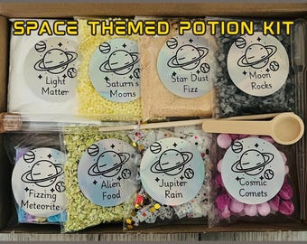 Space Themed Potion Kit, Potion Making Kit, Potion Kit Kids, Sensory Play, Natural Play, Potion Making, Outdoor Play, STEM, Early Years