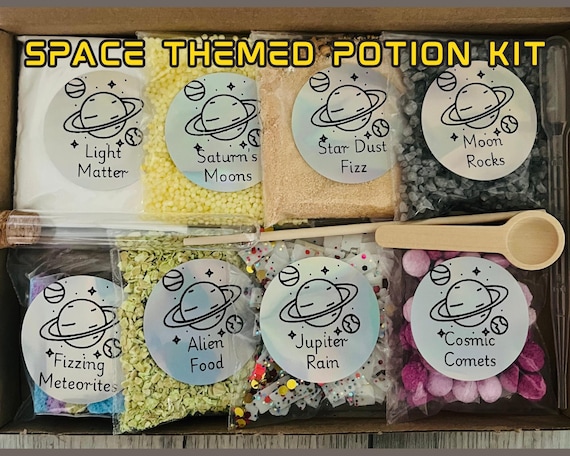 Space Themed Potion Kit, Potion Making Kit, Potion Kit Kids, Sensory Play, Natural Play, Potion Making, Outdoor Play, STEM, Early Years