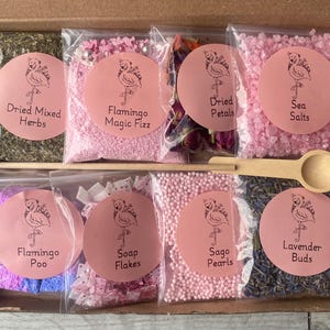 Kit de pociones de cocina de barro Flamingo, juego sensorial natural