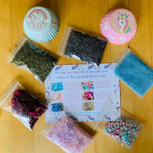 Children’s Themed Birthday Party Favours, Children’s Sensory Party Bag Fillers,  Mud Kitchen Kit Party Favours, Children’s Party Bag Ideas