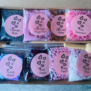 Valentine's Themed Fizzing Potion Making Kit for Kids, Sensory and Natural Play, STEM