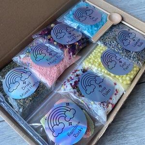Rainbow Mud Kitchen Potion Kit, Sensory Natural Play image 2