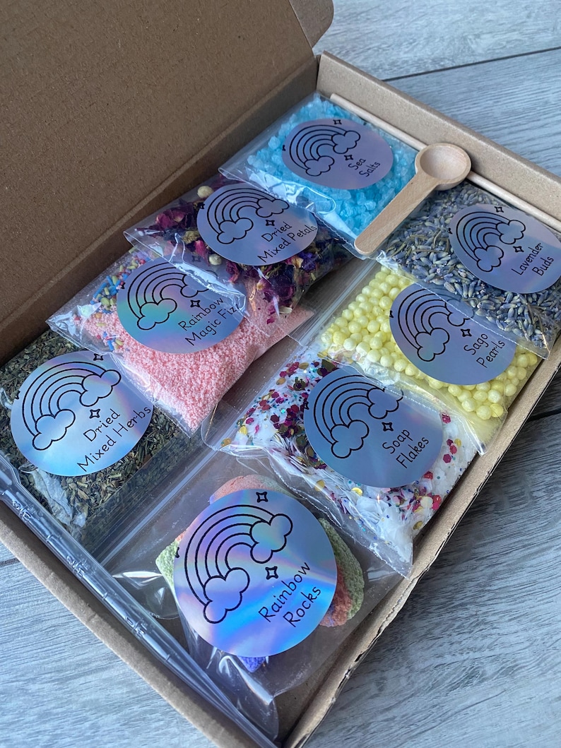 Rainbow Mud Kitchen Potion Kit, Sensory Natural Play image 2