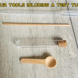 Kit de pociones con temática espacial, kit para preparar pociones, kit de pociones para niños, juego sensorial, juego natural, preparación de pociones, juego al aire libre, STEM, primera infancia imagen 5