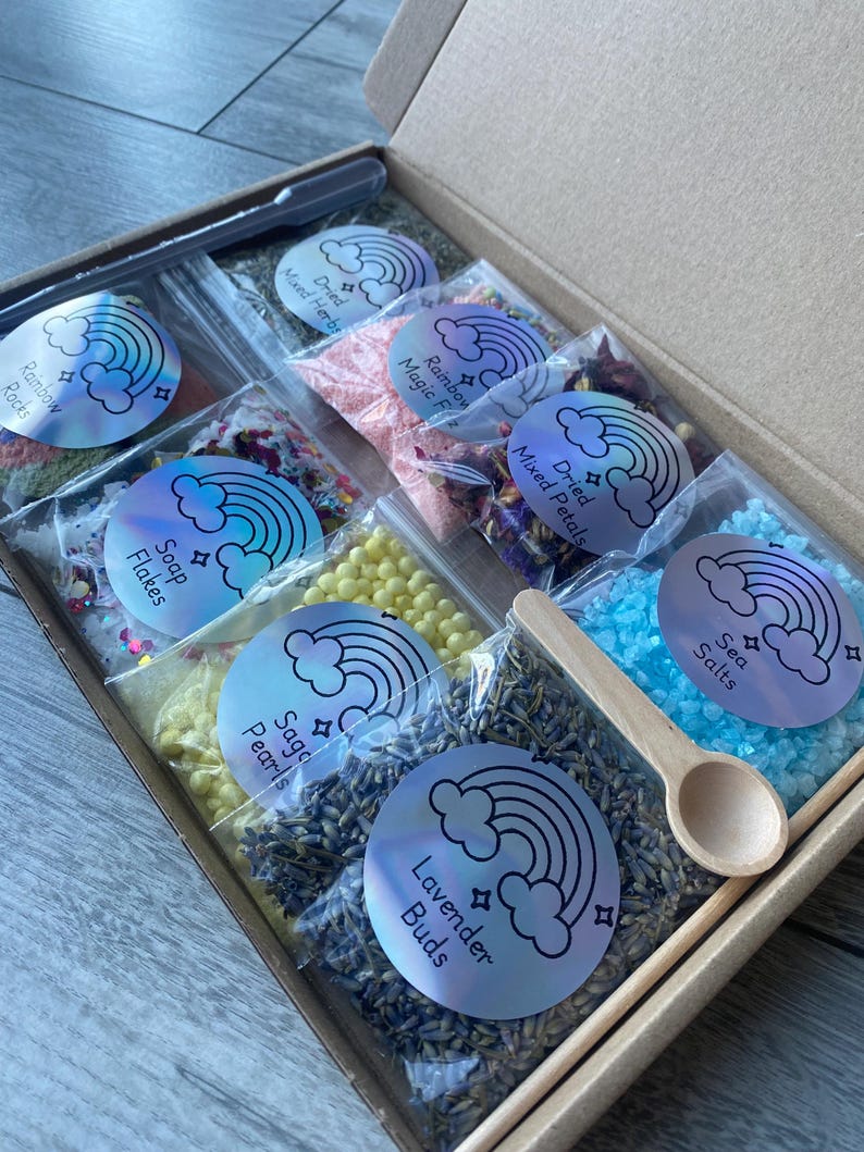 Rainbow Mud Kitchen Potion Kit, Sensory Natural Play image 3