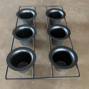 Steel 6 Cup Popover Muffins Pan Bakeware