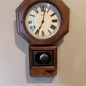 Horloge murale vintage à quartz Verichron, carillon Westminster image 5