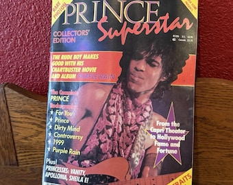 RARE Prince Superstar Magazine Collectors Edition 1984 memorabilia