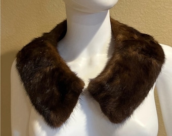 Mink fur stole unique vintage