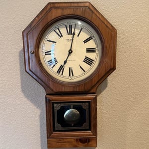 Horloge murale vintage à quartz Verichron, carillon Westminster image 2