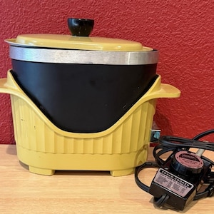 Vintage sällsynt MONTGOMERY WARD elektrisk fritös och spis VNL-86-46394