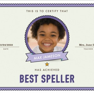 Personalised Certificates for all Occasions
