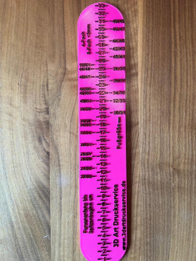 Sock Ruler/knitting Aid/sock Board as STL File - Etsy