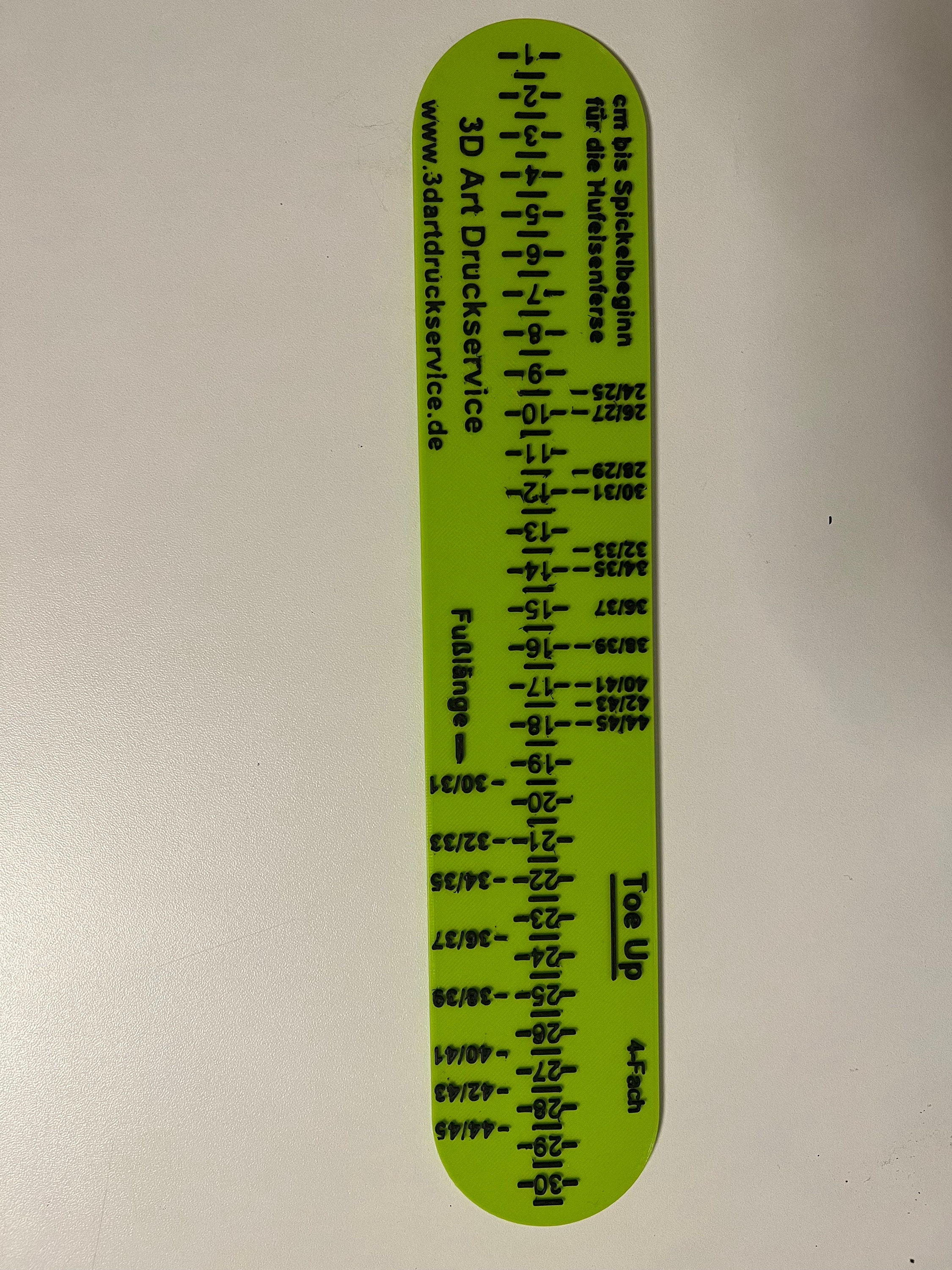 Sock Ruler/knitting Aid/sock Board for TOE UP - Etsy