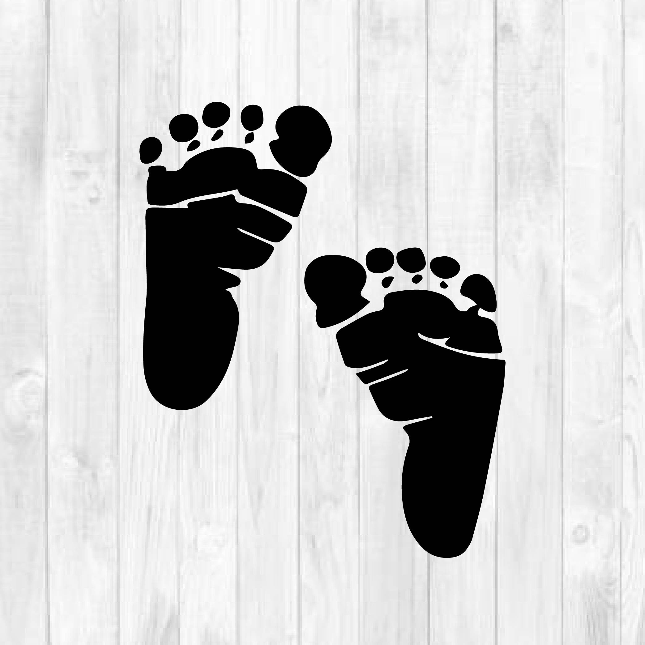 Baby Feet Svg, Fun Baby Shower Feet Svg, New Mom Svg, New Born Baby