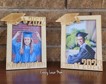 Graduation Picture Frame File, Grad 2023, 2024, Highschool, Collage, Kindergarten