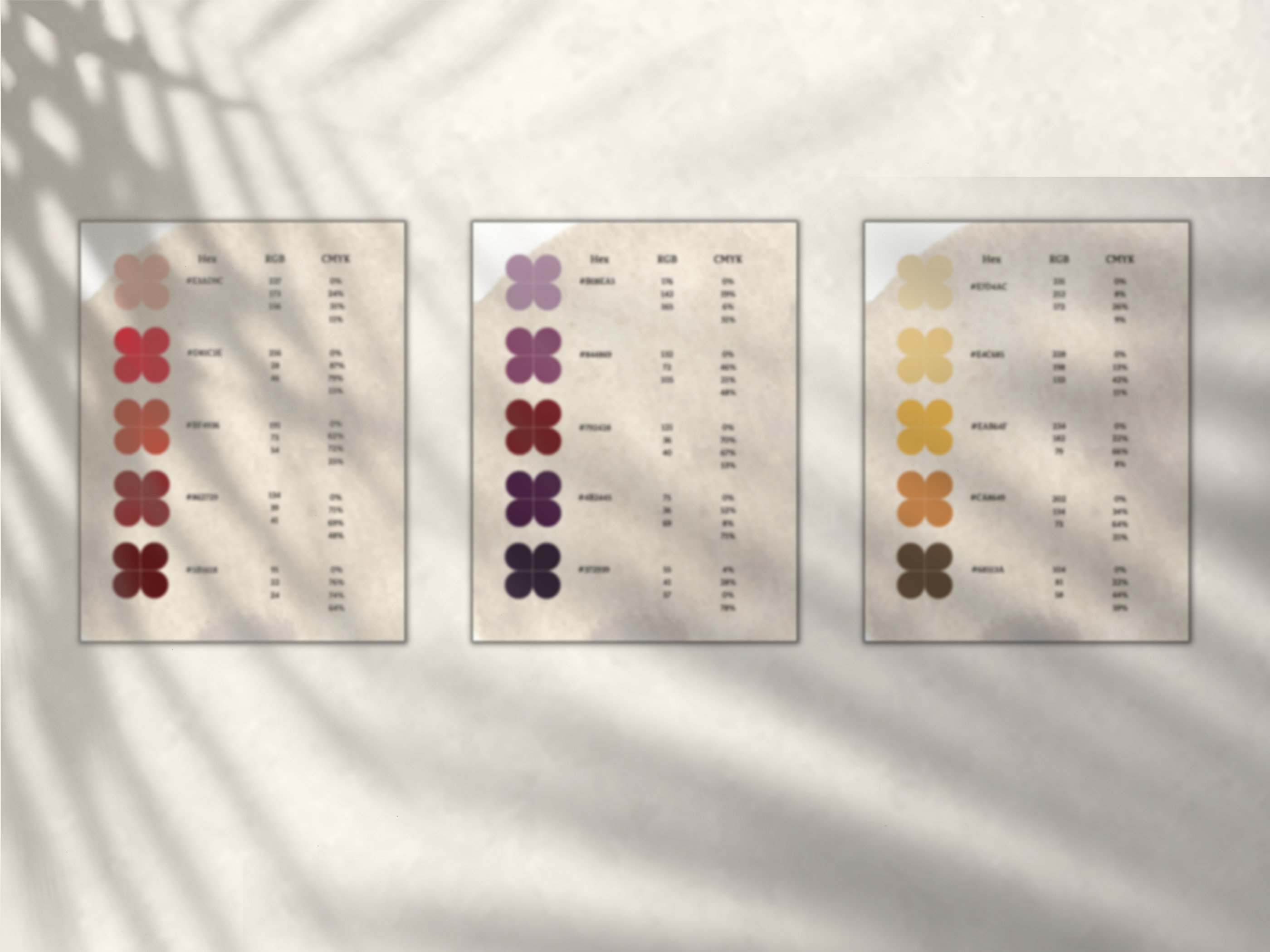 Later Color Retro Color Palette | Branding Colors | Digital Color Palette | Color ...