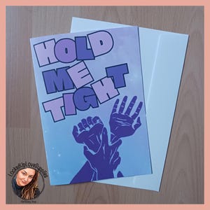 Tenez-moi serré carte pliée | Carte de vœux + Enveloppe | Femme de prison | Relation longue distance | Un proche incarcéré