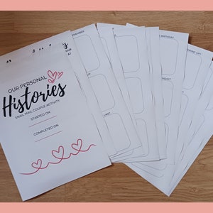 Historia personal | Actividad de pareja | versión impresa | Papeles para escribir | Juegos | Actividades | Relación a larga distancia