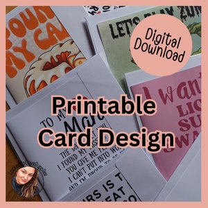 Design de cartão para impressão | Download digital | Esposa da prisão | Relacionamento a distância