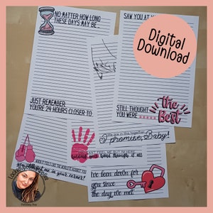 Loyaliteit is royalty Vol.5 schrijfpapierset | 6 ontwerpen | Digitale download | Gevangenisvrouw | Lange afstandsrelatie