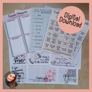 Mantenga las cartas que vienen | Descarga digital | Esposa de prisión | Paquete de papelería | Relación a larga distancia | Ser querido encarcelado