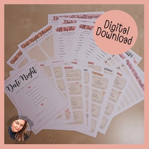 Paquete de correo postal de cita nocturna | 20 páginas | Descarga digital | Esposa de prisión | Relación a larga distancia