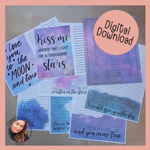 Escrito en el conjunto de estrellas | Descarga digital | Esposa de prisión | Paquete de papelería | Relación a larga distancia | Ser querido encarcelado