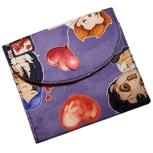 Cute & Creepy Horror Icons Monedero de tela / Mini-Cartera
