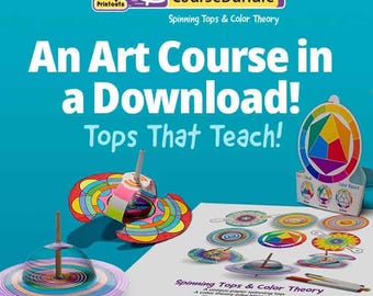 Course Bundle - Spinning Tops & Color Theory with Posters