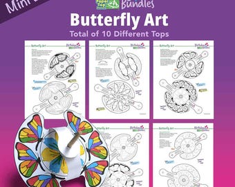 Butterfly Art – Mini Birthday Bundle – Paper Top Printouts