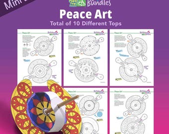 Peace Art – Mini Birthday Bundle – Paper Top Printouts