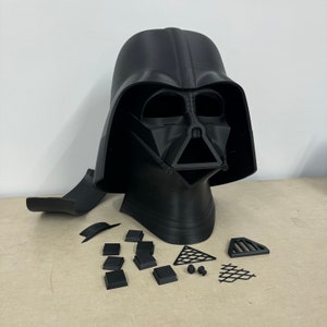 Darth Vader Custom Raw 3D printed Cosplay Helmet