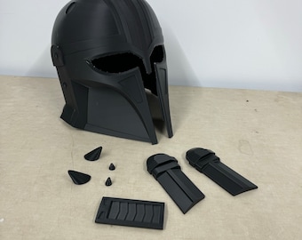 Casco de armero Mandoloriano de Star War, personalizado, impreso en 3D, para cosplay.