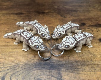 Mini Crested Gecko Keychain Fidget Toy Accessory Gift For Kids