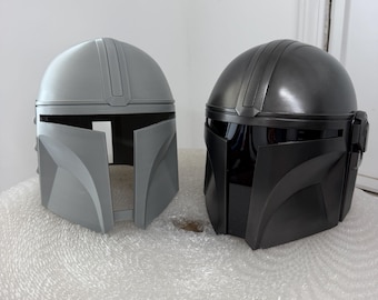 Casco de Mandalorian de Star Wars personalizado impreso en 3D para cosplay.